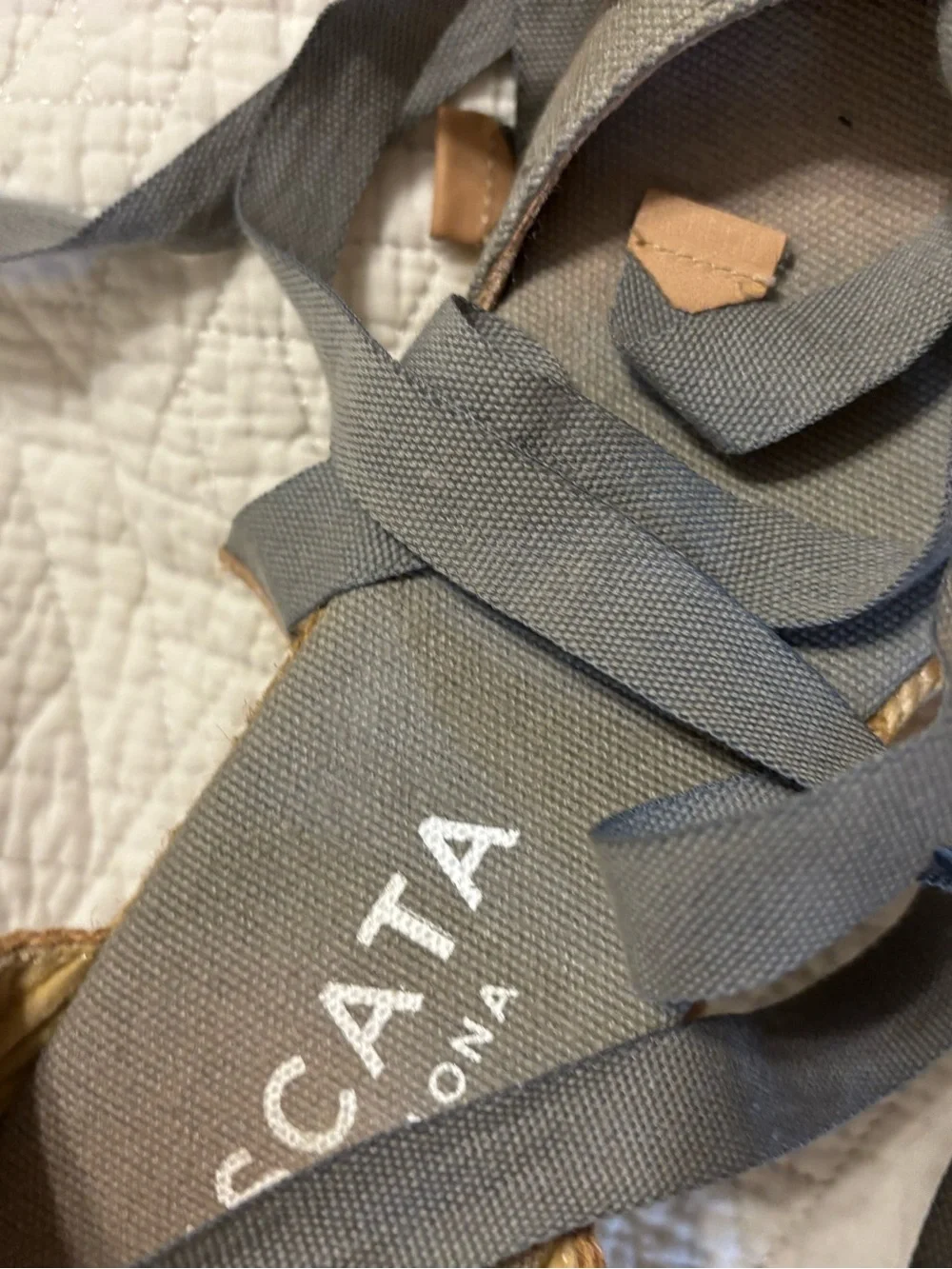 Viscata Barcelona Sagaro Canvas Espadrille Wedges 42 handmade Spain